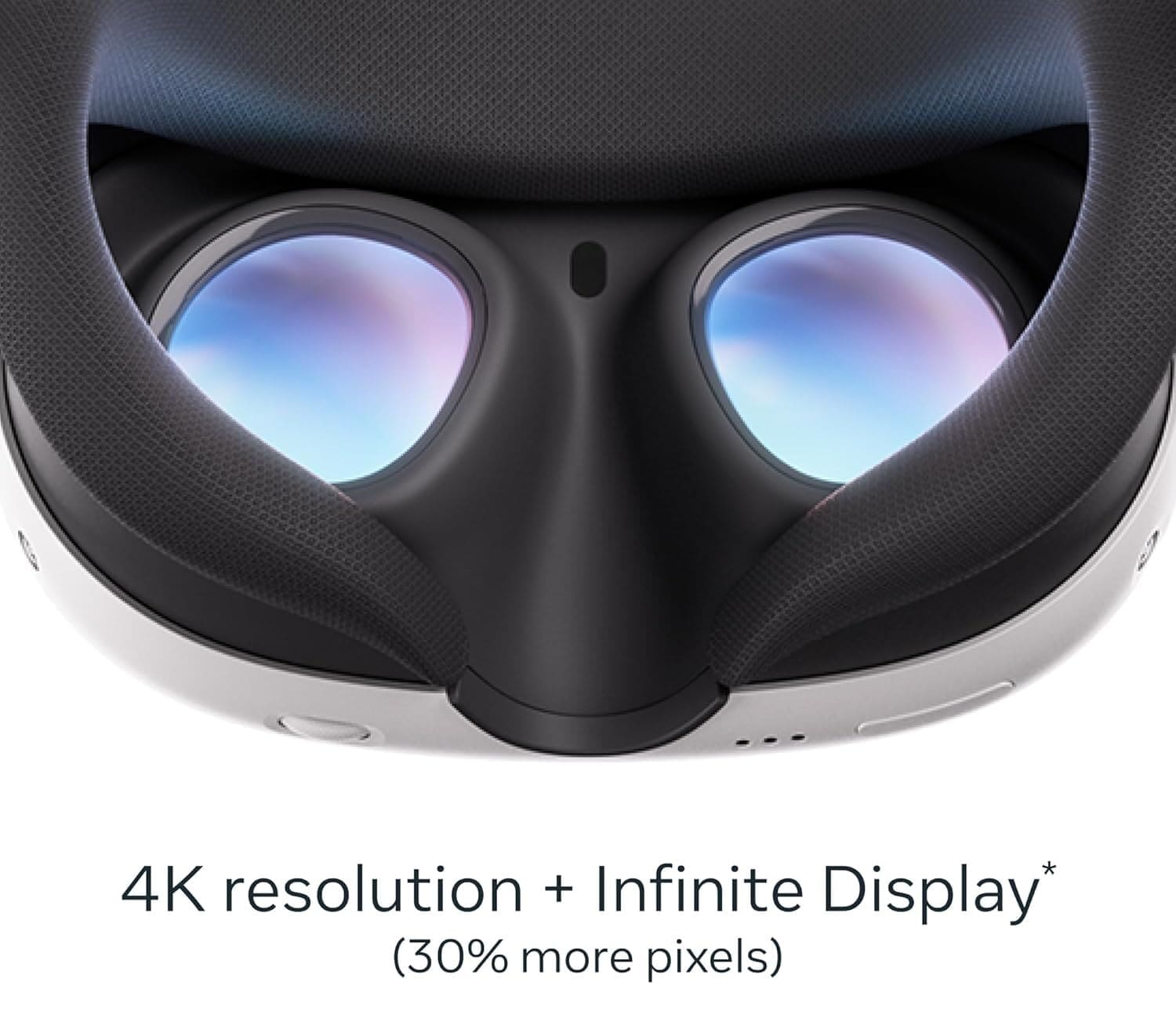 Meta Quest 3 pancake lenses offer edge-to-edge clarity for reading racing dashboards.