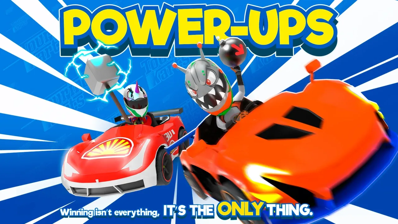 Touring Karts allows players to physically craft and throw power-ups in VR.